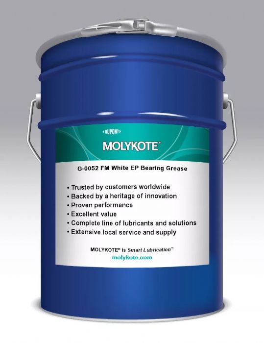 MOLYKOTE® G-0052 FM Grasa EP blanca para cojinetes (grado alimenticio) - MOLYKOTE