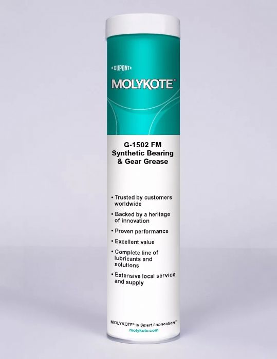 MOLYKOTE® G-1502 FM Grasa sintética para cojinetes y engranajes (grado alimenticio) - MOLYKOTE