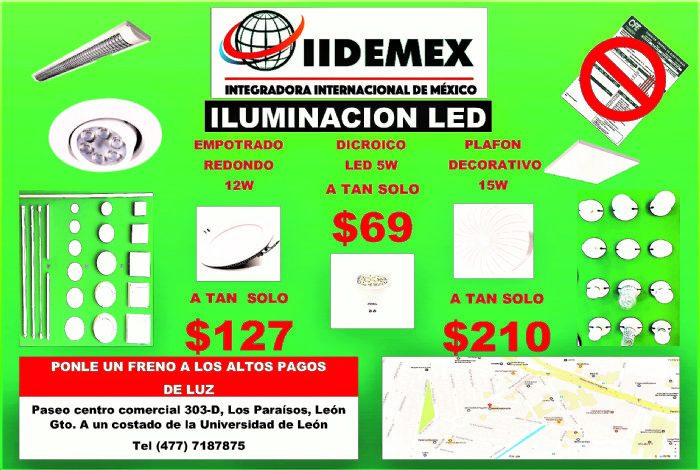LUMINARIO LED REDONDO EMPOTRADO 12W - GOODWILL