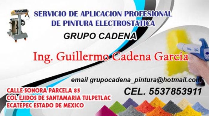 servicio de aplicación de pintura en polvo - GRUPO CADENA