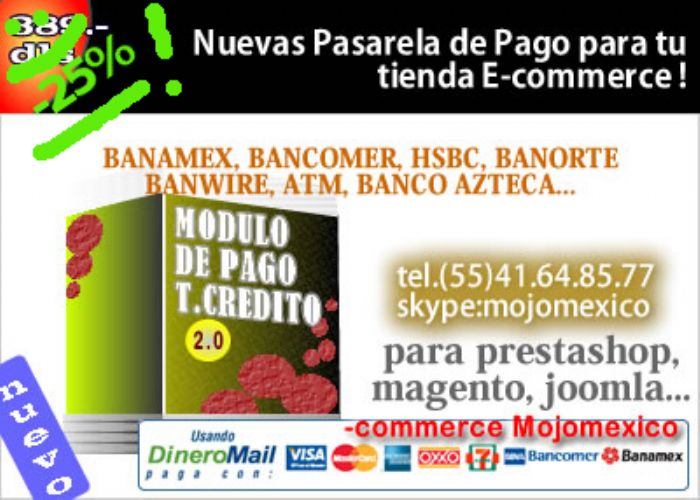 Extension Banamex para TPV Internet - Mojomexico Software