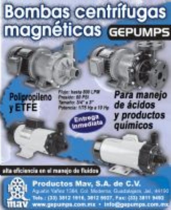 Bomba Centrifuga Magnetica - MAV