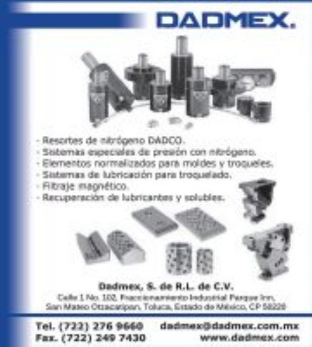 COMPONENTES PARA TROQUELES - DADMEX