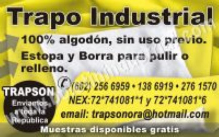 ESTOPA - RECICLADORA LA FRONTERADE AGUAPRIETA