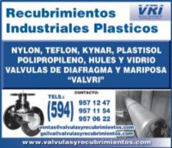 Equipos Neumaticos - VALVULAS Y RECUBRIMIENTOS