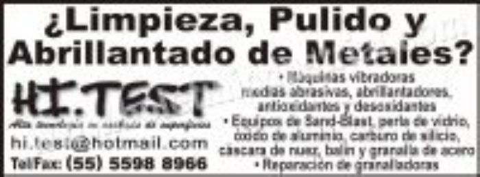 ABRASIVOS DE DESBASTE - HI TEST