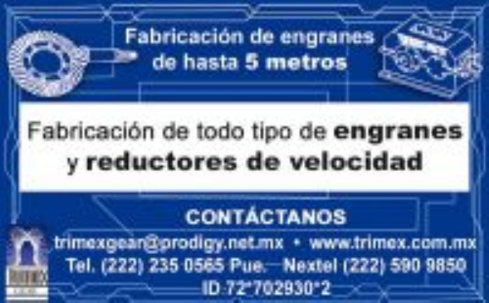 Coples de Engranes - TRIMEX