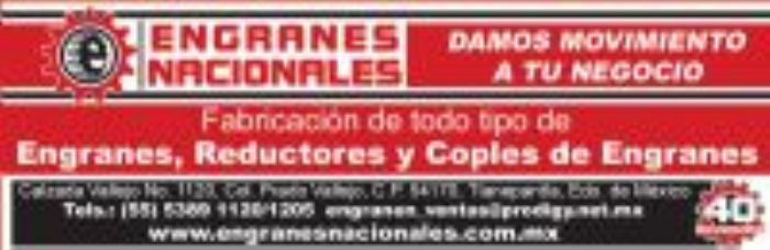 ENGRANES AUTOMOTRICES - ENGRANES NACIONALES