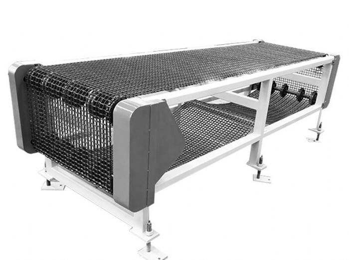 Transportadores de cadena flap wire - Para líneas de lavado, horneado o limpieza, alinte