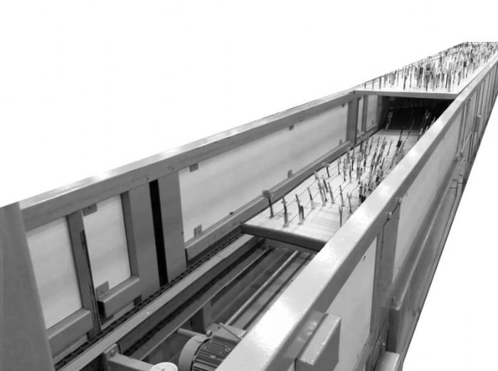 Transportadores linea tableros horizontales retorno inferior - CONVEYOR SYSTEMS