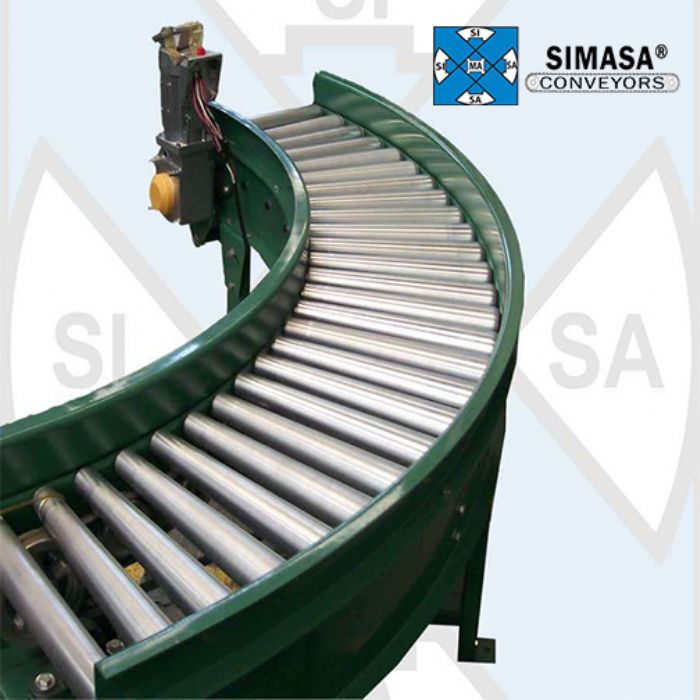 TRANSPORTADORES DE RODILLO VIVO - Simasa Conveyors