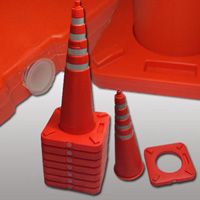 CONOS 70cm. (Rígidos, base cuadrada de 33*33 cm.)