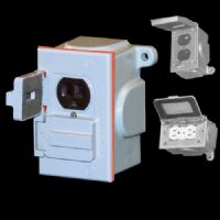 Contacto eléctrico para intemperie.