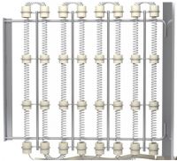Calentadores de espiral abierto en estantes