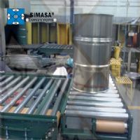 TRANSPORTADOR DE RODILLO VIVO  TIPO BANDA PLANA