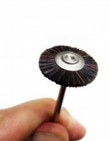 Cepillos de cerda en rueda