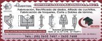 ELABORACION DE CUCHILLAS - CONTINENTAL DADOS MALDONADO