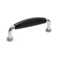  Jaladeras en «U» para gabinete Acero, con agarre de plástico