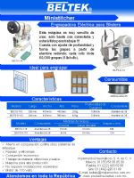 Cosedora Eléctrica - Beltek