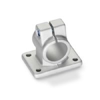 Abrazaderas para conectores con bridas Aluminio, con 4 orificios de retención