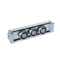 Carros de rodillos Medidas métricas, aluminio o acero, para rieles de guías de rodillo GN 2422