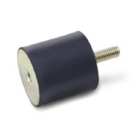  Soportes aisladores de vibración Tipo cilíndrico, con componentes de acero