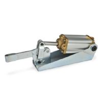  Abrazaderas de palanca neumáticas Acero, con base de montaje horizontal, con pistón magnético