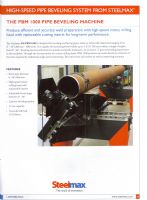 BISELADORAS DE ALTA VELOCIDAD  PARA TUBO Y PLACA,ESTACIONARIAS Y PORTATILES - STEELMAX TOOLS