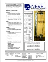 INDICADORES DE NIVEL TIPO REFLEX - NEVÉL