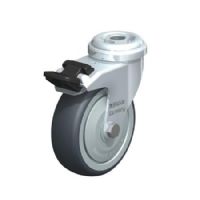  Rodajas de uso ligero con ruedas de caucho termoplástico y agujero para perno 