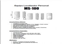 LOCALIZADOR PORTATIL DE MERCANCIA - LANSAT