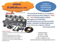 Kit videovigilancia con 4 camaras de seguridad - Firskit
