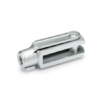 Articulaciones de horquilla Acero, con vástago de muelle a presión