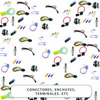 Conectores, Enchufes, terminales, etc.