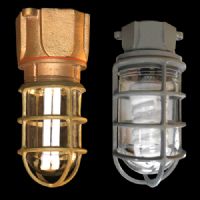 Luminaria hermética incandescente y fluorescente