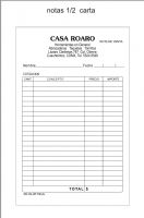 NOTAS DE REMISION MEDIA CARTA - Impresos Albacete