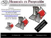 fabricacion de exhibidores de metal para el punto de venta - herreria en proyeccion